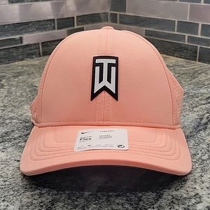 NWT Nike Sz L / XL Dri-Fit Tiger Woods TW Legacy91 Golf Hat Artic Orange